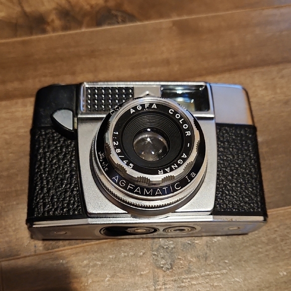 Vintage AGFAMATIC i Camera AGFA COLOR AGNAR 1:2.8/45 Germany - Picture 3 of 7